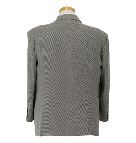 大きいサイズ★メンズ セミノッチダブル4ツ釦1ツ掛スーツ