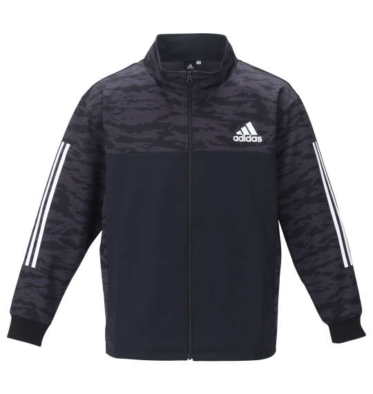 大きいサイズ★メンズ adidasカモフラプリントウォームアップジャケット