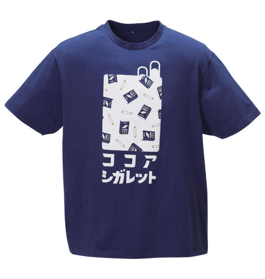 大きいサイズ メンズ 企業コラボTシャツココアシガレット半袖Tシャツ キングサイズ 3L/4L/5L/6L