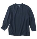 大きいサイズ★メンズ Mc.S.Pオーガニックワッフルヘンリーネック長袖Tシャツ