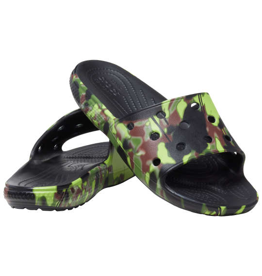 大きいサイズ★メンズ crocsサンダル(CLASSIC CROCS SPRAY CAMO SLIDE)