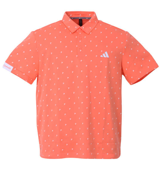 大きいサイズ★メンズ adidas golfアディダスロゴモノグラムプリント半袖B.Dシャツ