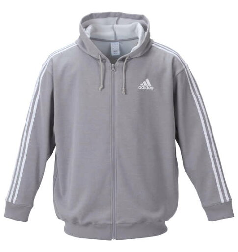 大きいサイズ★メンズ adidasスウェットフルジップパーカー 大きいサイズ★メンズ adidasスウェットフルジップパーカー