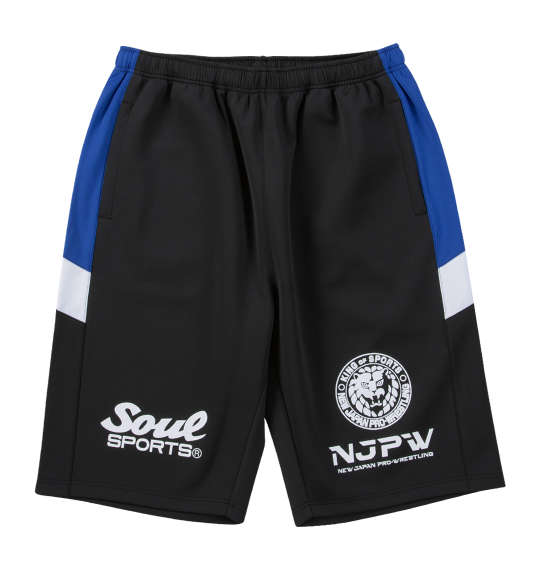 大きいサイズ★メンズ SOUL SPORTS×新日本プロレスジャージハーフパンツ