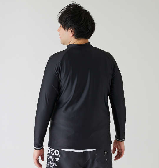 大きいサイズ★メンズ arena長袖フルジップラッシュガード