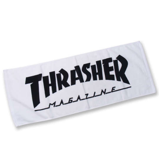 大きいサイズ メンズ THRASHERMAG LOGOフェイスタオル キングサイズ 3L/4L/5L/6L