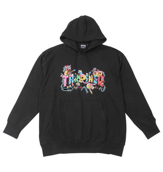 大きいサイズ★メンズ THRASHERDevil's Musicプルパーカー