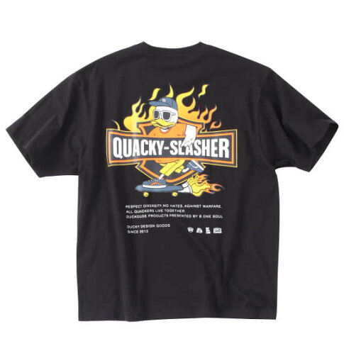 大きいサイズ★メンズ b-one-soulDUCK DUDEフレイム半袖Tシャツ 大きいサイズ★メンズ b-one-soulDUCK DUDEフレイム半袖Tシャツ