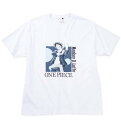 大きいサイズ★メンズ ONE PIECE天竺ルフィ半袖Tシャツ