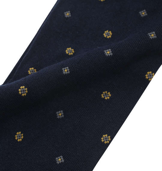 大きいサイズ★メンズ FUN by FUKUSKE小紋柄クルー丈ビジネスソックス