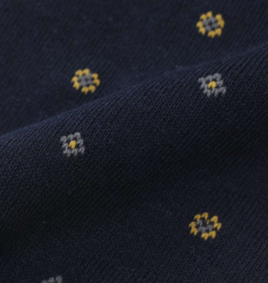 大きいサイズ★メンズ FUN by FUKUSKE小紋柄クルー丈ビジネスソックス