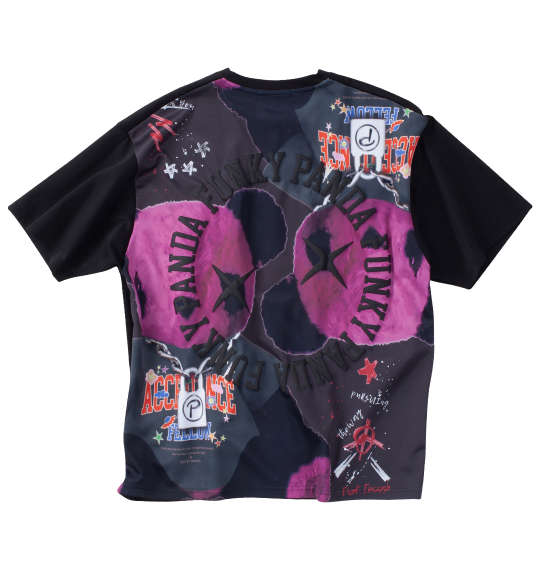Rakuten - 大きいサイズ★メンズ FUNKY PANDA by in the atticイタズラカレッジロゴ半袖Tシャツ