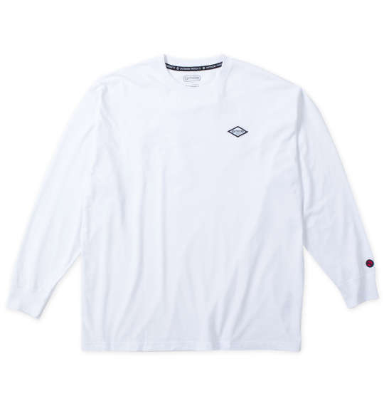 大きいサイズ★メンズ OUTDOOR PRODUCTS天竺エンボス長袖Tシャツ