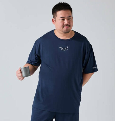 大きいサイズ★メンズ TENTIALBAKUNE Mesh半袖Tシャツ 大きいサイズ★メンズ TENTIALBAKUNE Mesh半袖Tシャツ