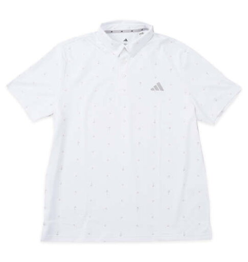大きいサイズ★メンズ adidas golfモノグラム半袖シャツ 大きいサイズ★メンズ adidas golfモノグラム半袖シャツ