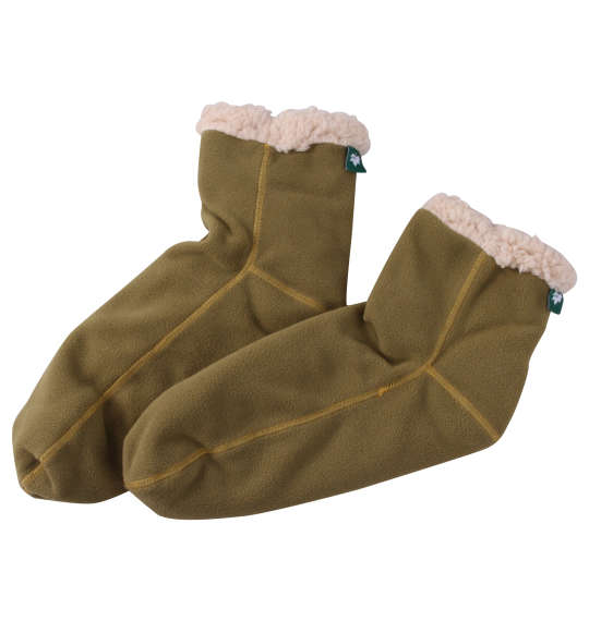 大きいサイズ★メンズ LOGOS履くフリース裏ボアルームソックス