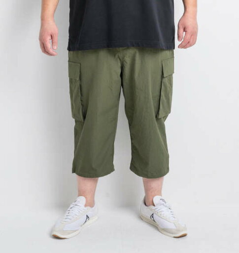 大きいサイズ★メンズ Mc.S.Pポリストレッチクロップドカーゴパンツ 大きいサイズ★メンズ Mc.S.Pポリストレッチクロップドカーゴパンツ