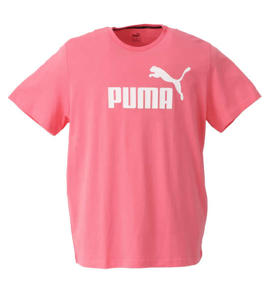 大きいサイズ メンズ PUMAエッセンシャルロゴ半袖Tシャツ キングサイズ 3L/4L/5L/6L