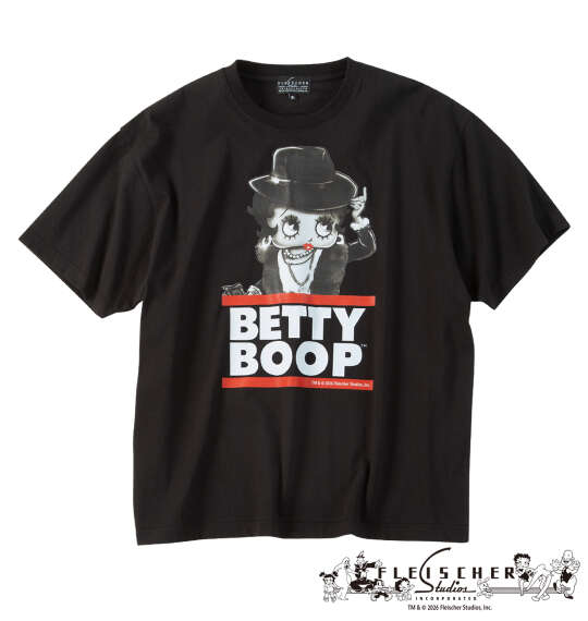 ブランドBETTY BOOPカラー2&nbsp;ブラッククオリティ本体:綿 100%リブ部分:綿 95%ポリウレタン 5%BETTY BOOPの天竺プリント半袖Tシャツです。モノクロのレトロ調デザインで描かれたベティちゃんをフロントにプリントした、存在感のある一着。セクシーな赤い唇が際立つデザインが魅力的。プリントこちらの商品は通常よりも1日〜2日程度お届けにお時間をいただく場合がございます。サイズバスト総丈裾周り肩幅袖丈アームホール袖口3L13078130582460424L14080140602564445L15082150622668446L16084160642772468L1808818068298048天竺プリント半袖Tシャツ:詳細写真