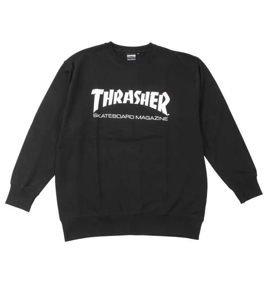 Rakuten - 大きいサイズ★メンズ THRASHERMAG LOGOクルートレーナー