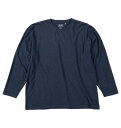大きいサイズ★メンズ Mc.S.Pオーガニックコットンクルーネック長袖Tシャツ