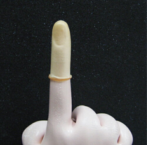 《12月大型SALE準備中》【送料無料】無硫黄ウス指サック 7-B 内径15mm伸ばし 7-C 内径12mm伸ばし(箱入) (1000個入)