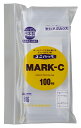 【9月大型SALE準備中】ユニパック MARK-C 100×70mm 0.04mm厚 (100枚入) チャック付 ポリ袋 チャック袋 文字が書ける 書き込み 生...