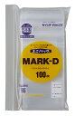【9月大型SALE準備中】ユニパック MARK-D 120×85mm 0.04mm厚 (100枚入) チャック付 ポリ袋 チャック袋 文字が書ける 書き込み 生...