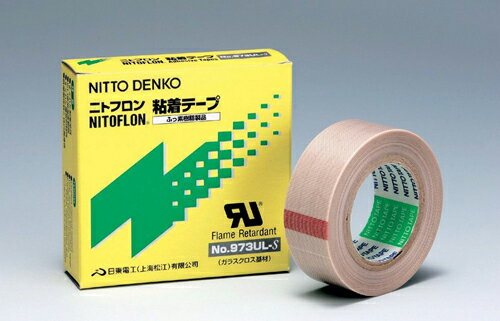 《LINE新規登録で100円OFFクーポン》PTFEガラスクロステープ No.973UL 0.18mm×38W 10M×1巻