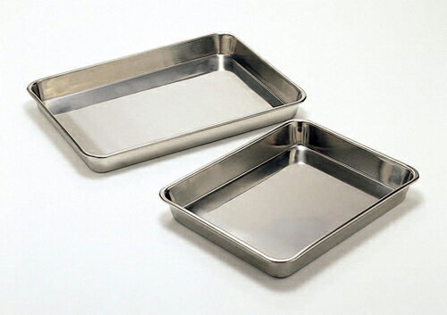ステンレス浅型バット 15インチ 382×282×深さ20mm