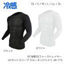 【5/9 20時- P2倍】【3着以上で送料無料】春夏モデル おたふく手袋 BT冷感3Dファーストレイヤー UVカットスリーブ クルーネックシャツ JW-715...