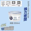 岩崎工業 スクリュートップキーパー 250ml【浅型】保存容器 抗菌 プラスチック 密閉 密閉容器 ラストロ