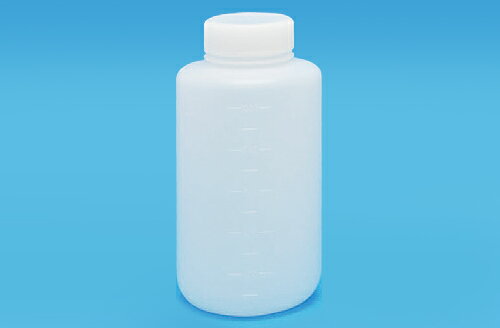 JK-ボトル 広口 白 1000ml 目盛付 中栓不要 漏れない PB商品 トラベル用品 化粧水の持ち運び