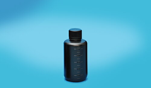JK-ボトル 細口 遮光 250ml 目盛付 中栓不要 漏れない PB商品 トラベル用品 化粧水の持ち運び