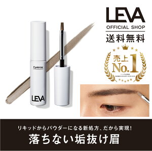 LEVA（レヴァ）アイブロウ　落ちない 垢抜け 眉毛 　メンズ　ウォータープルーフ　皮脂プルーフ　毛のないところも自然に補正　薄い　まゆげ　ナチュラルブラック　簡単　パウダー仕上げ　リキッドアイブロウ　メンズメイク　　プレゼント　ギフト　誕生日