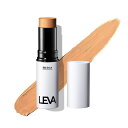 LEVA(レヴァ)BBスティック ダークベージュ SPF47 PA++++ 簡単 肌悩みカバー バレない BBクリーム スティックタイプ メイク初心者 テクニック不要 直接塗るだけ ニキビ跡 クマ 青ひげ 毛穴 肌色補正 身だしなみ 洗顔料で落とせる メンズコスメ