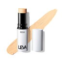 LEVA(レヴァ)BBスティック ライトベージュ SPF47 PA++++ 簡単 肌悩みカバー バレない BBクリーム スティックタイプ メイク初心者 テクニック不要 直接塗るだけ ニキビ跡 クマ 青ひげ 毛穴 肌色補正 身だしなみ 洗顔料で落とせる メンズコスメ