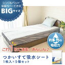 ■5個セット■ つかいすて吸水シート BIG(全面タイプ) 吸水シート 使い捨て 大判 介護用シーツ 吸水タイプ 吸水シート 吸水シーツ 吸水マット 保水マット モレ防止シート 使い捨てタイプ 大判サイズ 介護用品 OT0581