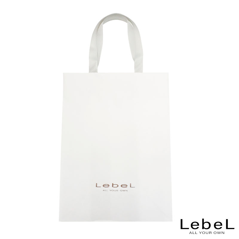 ルベル ブランドショッパー ブランド 紙袋 ショッパー ショッピング バック 手提げ 袋 ギフトバッグ 紙袋 白 贈り物 袋