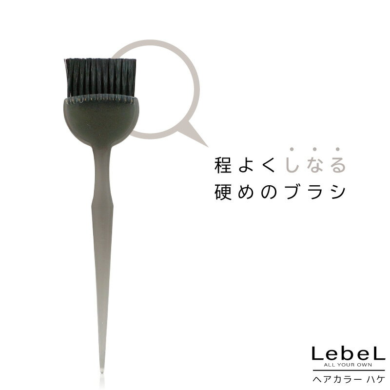 ルベル ヘアカラーハケ 黒 パーマ カラー ハケ ヘアダイブラシ 硬め ヘアブラシ 固め ブラック 業務用 ..