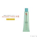 ナプラ アクセスフリーヘアカラーHB【ゴールドブラウン】80g ヘアカラー 白髪染め レディース グレイヘアー染め グレー ヘアカラー 白髪用 グレーヘア 毛染め 美容室専売 美容院 サロン専売品 医薬部外品