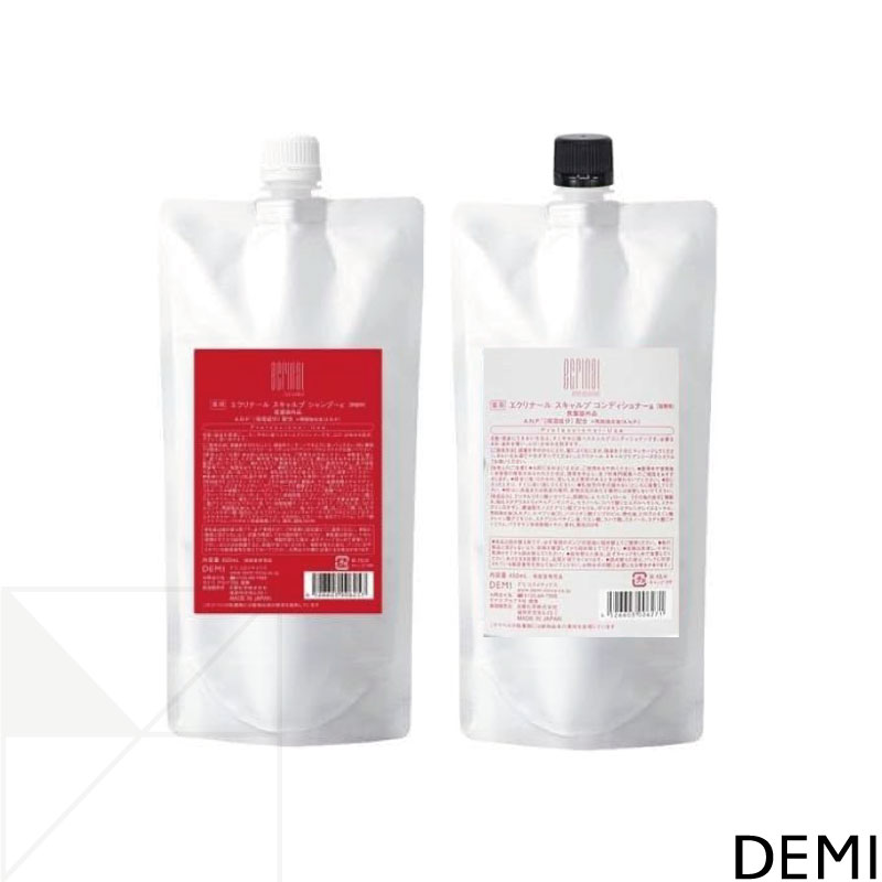 デミ エクリナール シャンプー+コンディショナー 450ml 詰替用 セット 医薬部外品 サロン専売 美容室専売 美容院