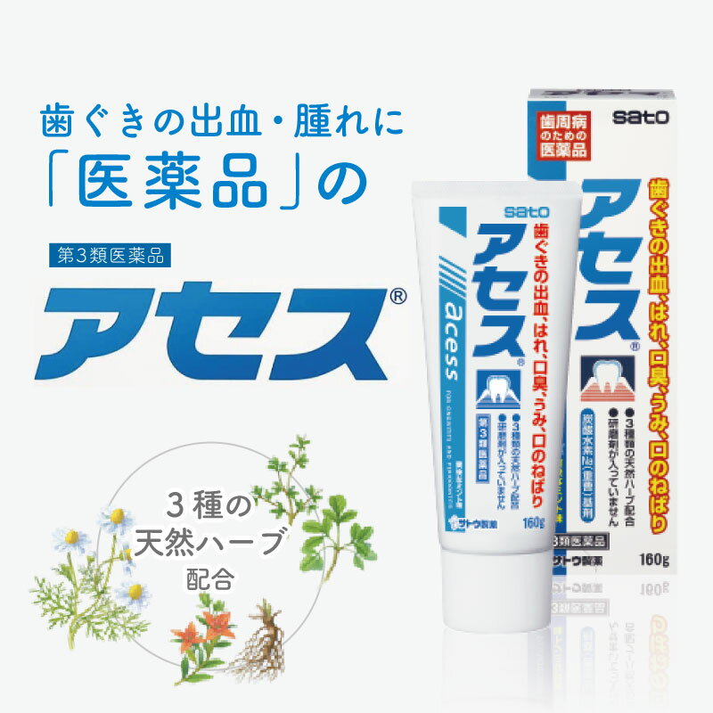 【第3類医薬品】アセス新 60g アセス 歯磨き粉 歯周病 