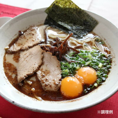 熊本ラーメン黒亭 楽天市場店 P15倍 黒亭 ラーメン3食 + HOSHIKO 和野菜とキーマカレーのギフトセット 御中元 お中元 お歳暮に 送料無料 詰め合わせ ご当地 こくてい 黒マー油 九州ラーメン 画像2