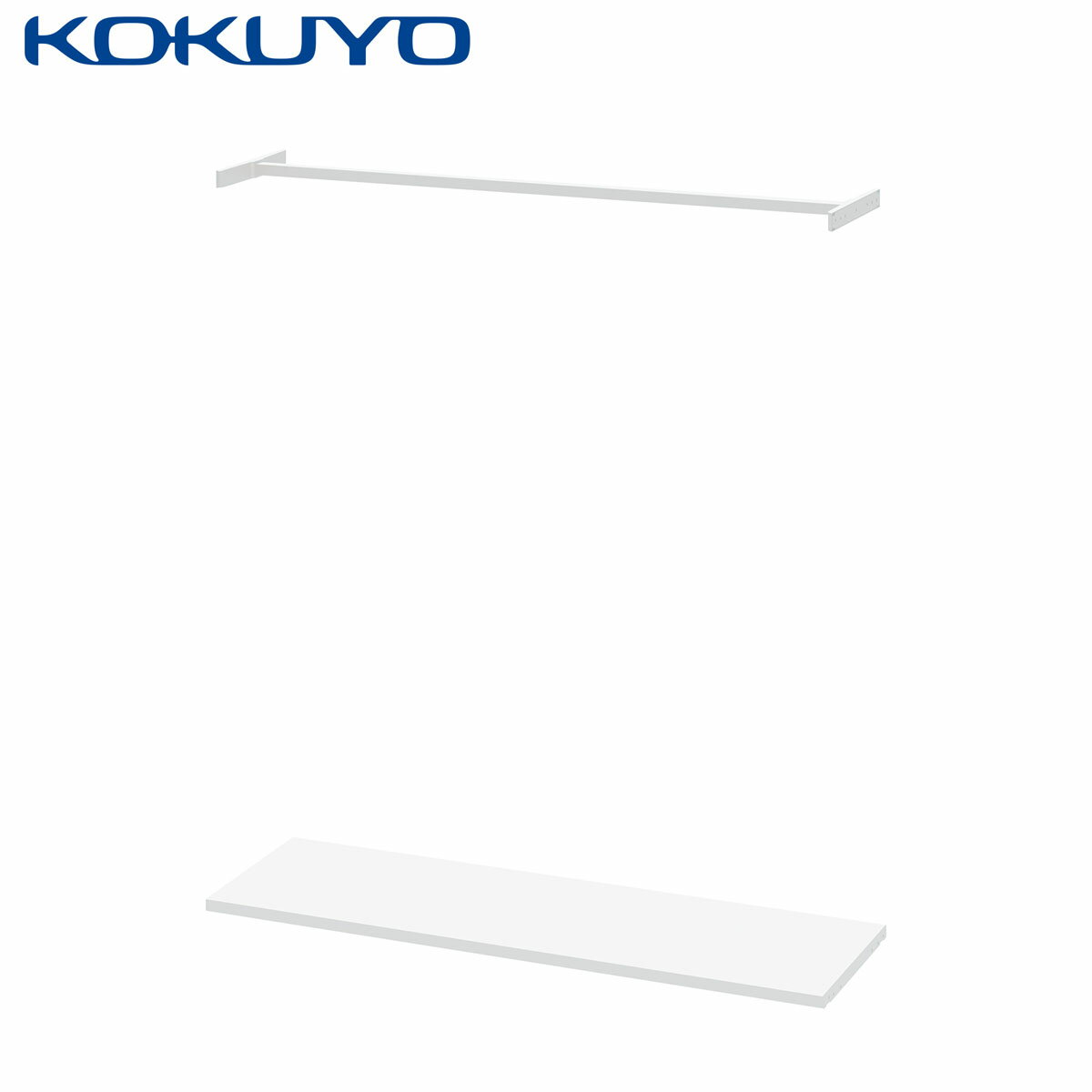 コクヨ 収納 パーソナルロッカー スチールロッカー iNON イノン SNN-CBX13-SAW1 イノン専用 コートハンガー 中間(W1350) ホワイト