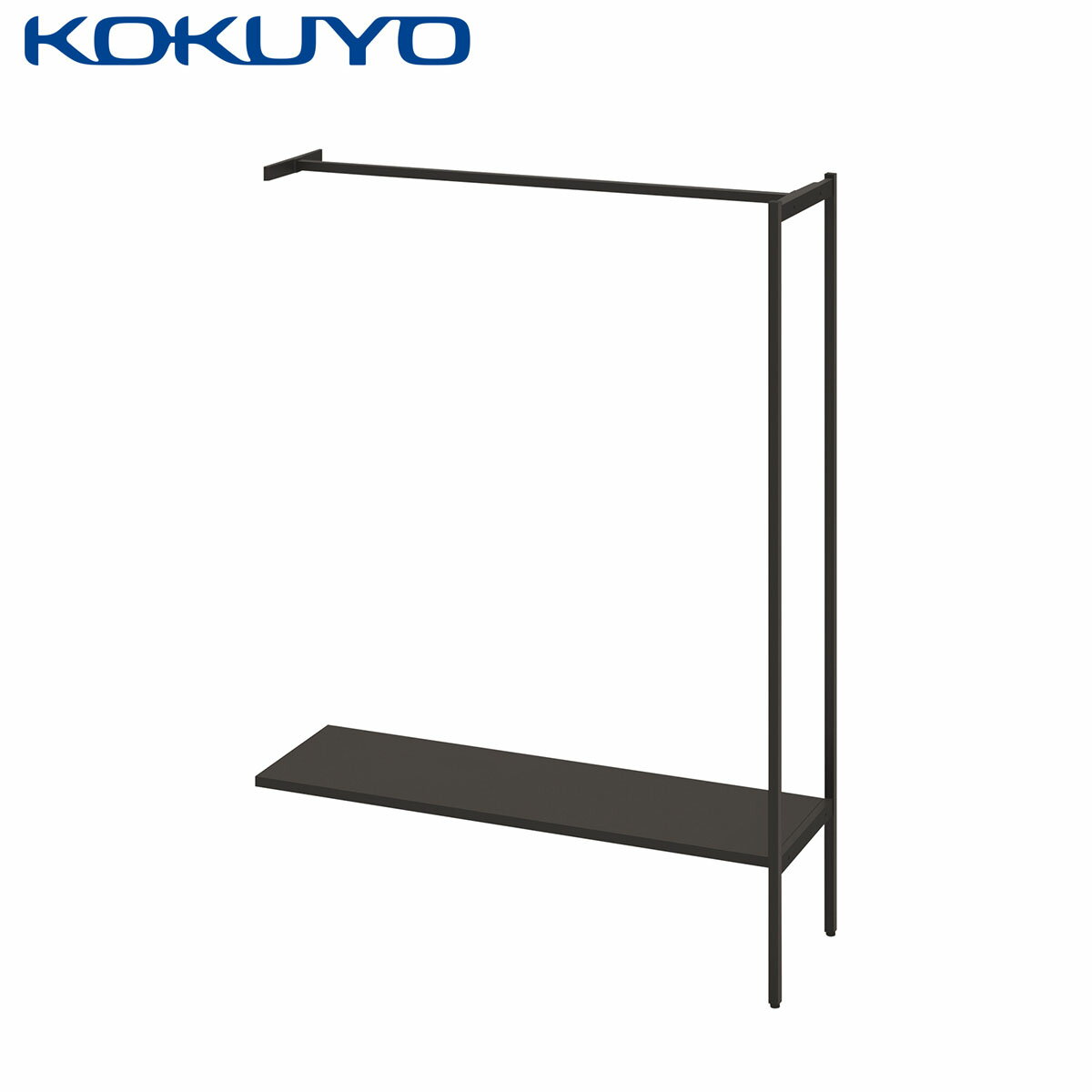 コクヨ 収納 パーソナルロッカー スチールロッカー iNON イノン SNN-CU713-E6A1 イノン専用 コートハンガー エンド(W1350) ブラック