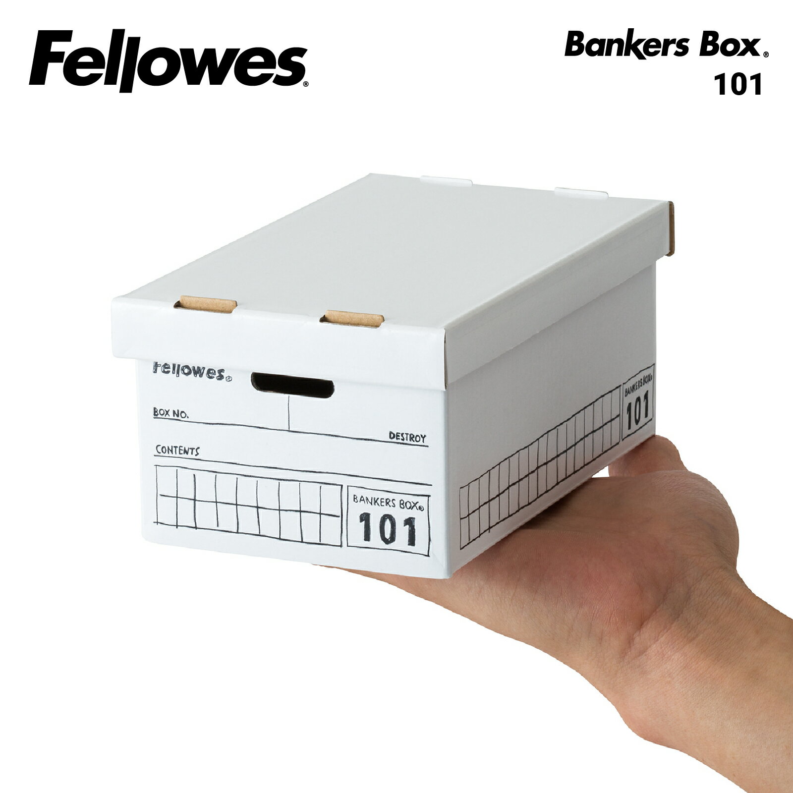 ڥ Fellowes Х󥫡ܥå 101ܥå ϥɥ饤ƥ Ǽܥå ܥå Ǽ ۥ磻  FE-...
