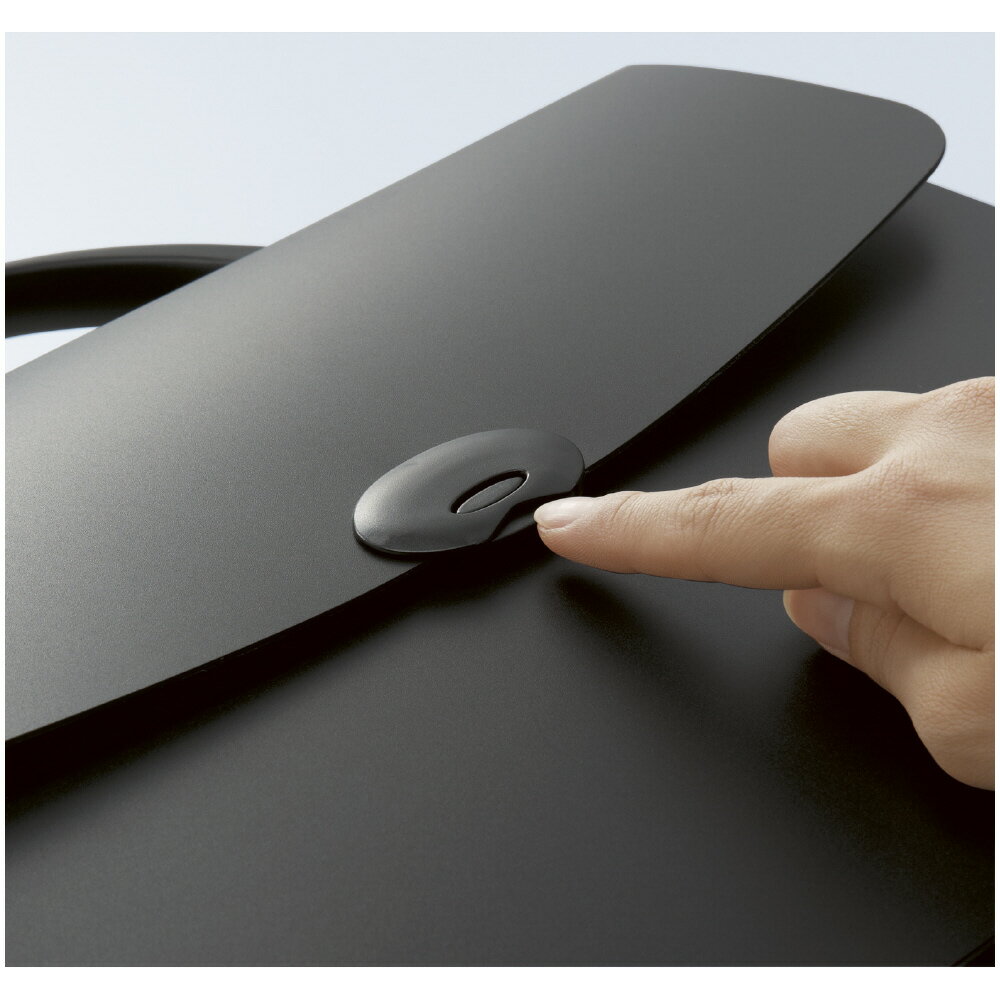 【コクヨ 公式】ドキュメントケース ハードタイプハンドル付 A4 ブラック ドキュメント 書類 プリント ..