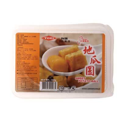 【台湾スイーツ芋圓に】台湾地瓜圓 サツマイモモチ 300g 台湾人気スイーツ さつまいも団子 台湾屋台スイーツ 300g