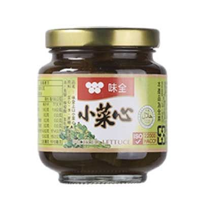 味全 上口小菜心 莖レタスの漬け物 170g 野菜芯の醤油漬け 台湾産 味全 上口小菜心 莖レタスの漬け物 170g 野菜芯の醤油漬け 台湾産